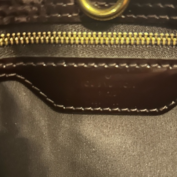 Louis Vuitton Patent Leather Large Tote - Brown - Picture 6 of 7